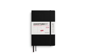 LEUCHTTURM WEEKLY PLANNER 2026 B6 HC 12 MONTHS BLACK 372714